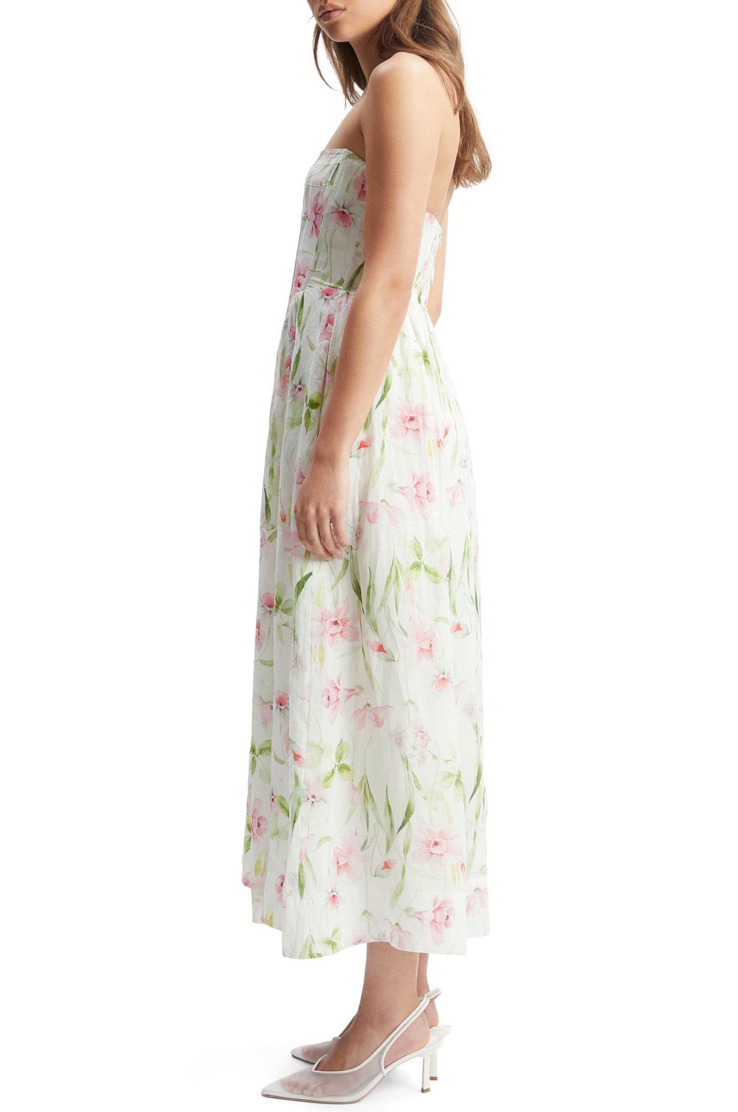 BARDOT Lola Corset Midi Dress