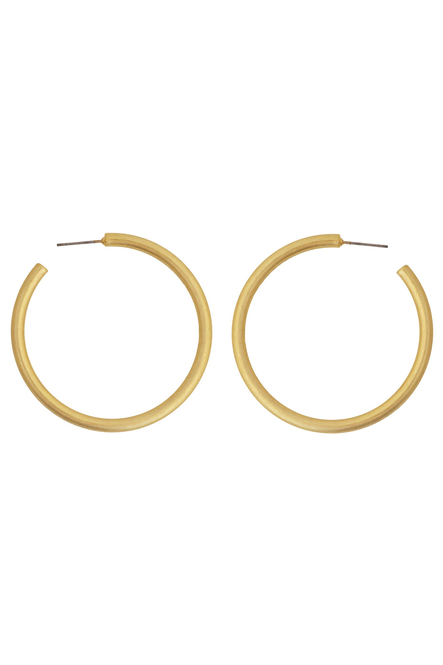 SOUTH MOON UNDER Vintage Champagne Gold Hoop Earrings