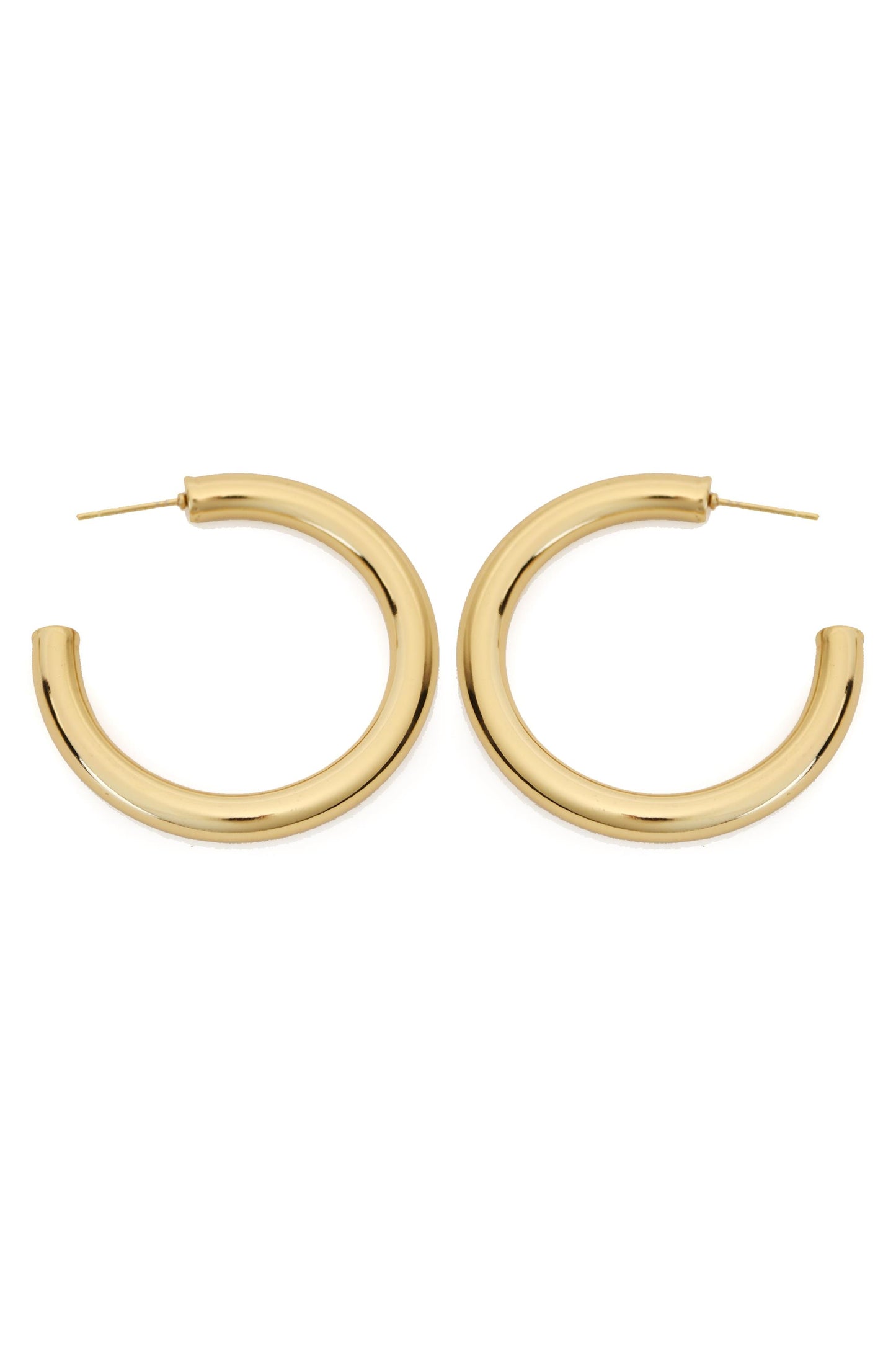 SOUTH MOON UNDER 1.5 Inch Earring Puffy Hoop