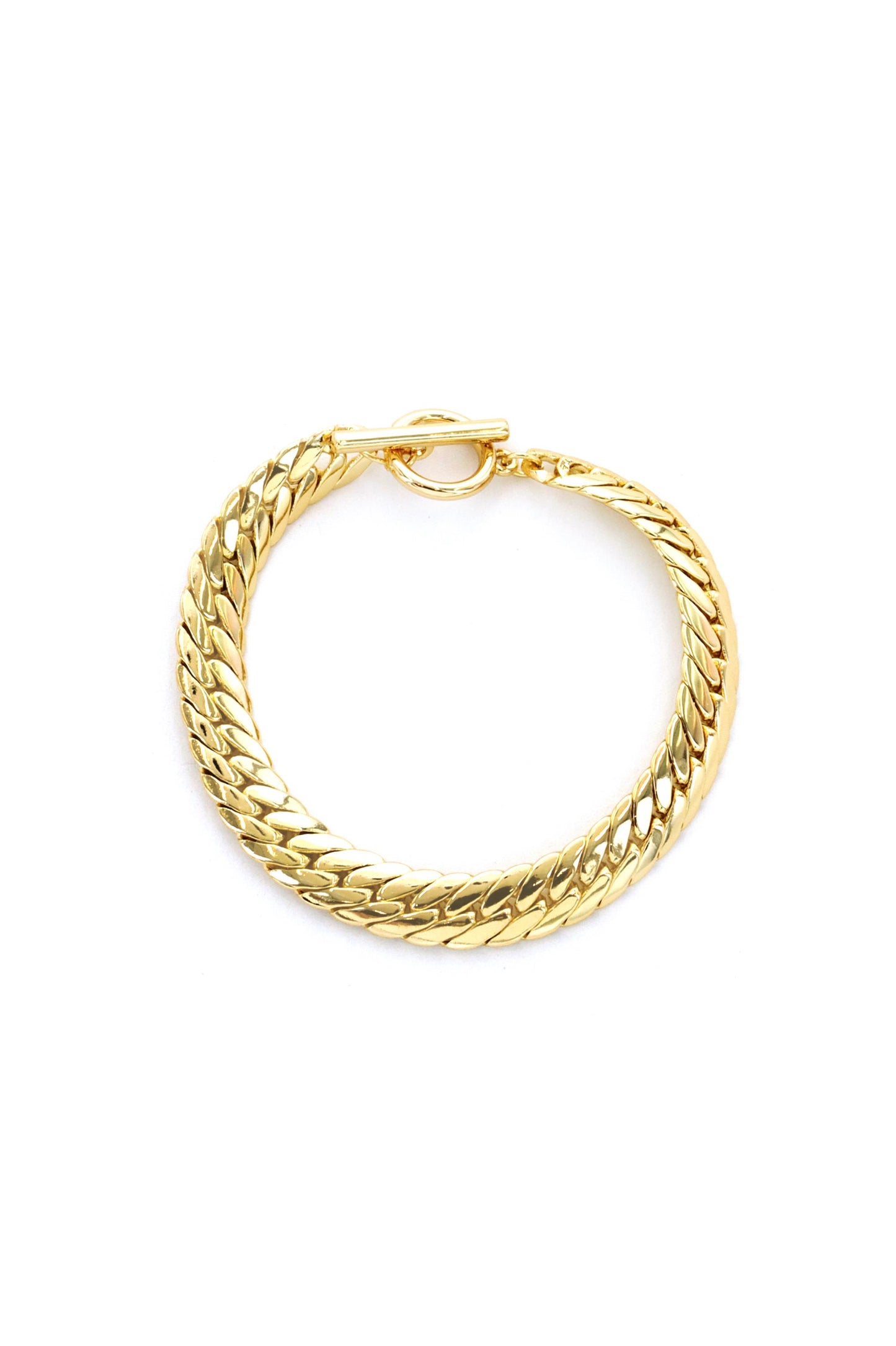 SOUTH MOON UNDER 7 In Bracelet Toggle Thick Snake Chain