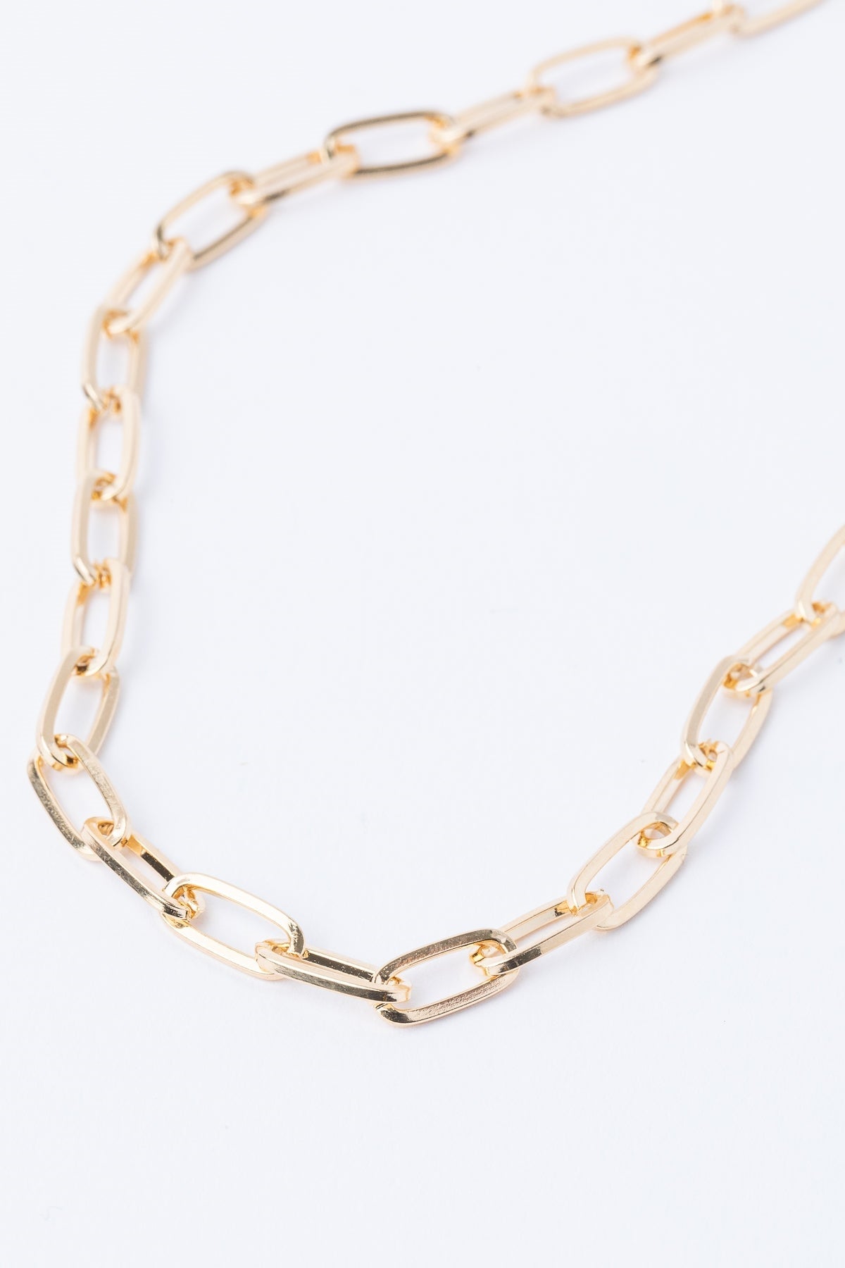  SOUTH MOON UNDER Gold Chain Link Short Necklace