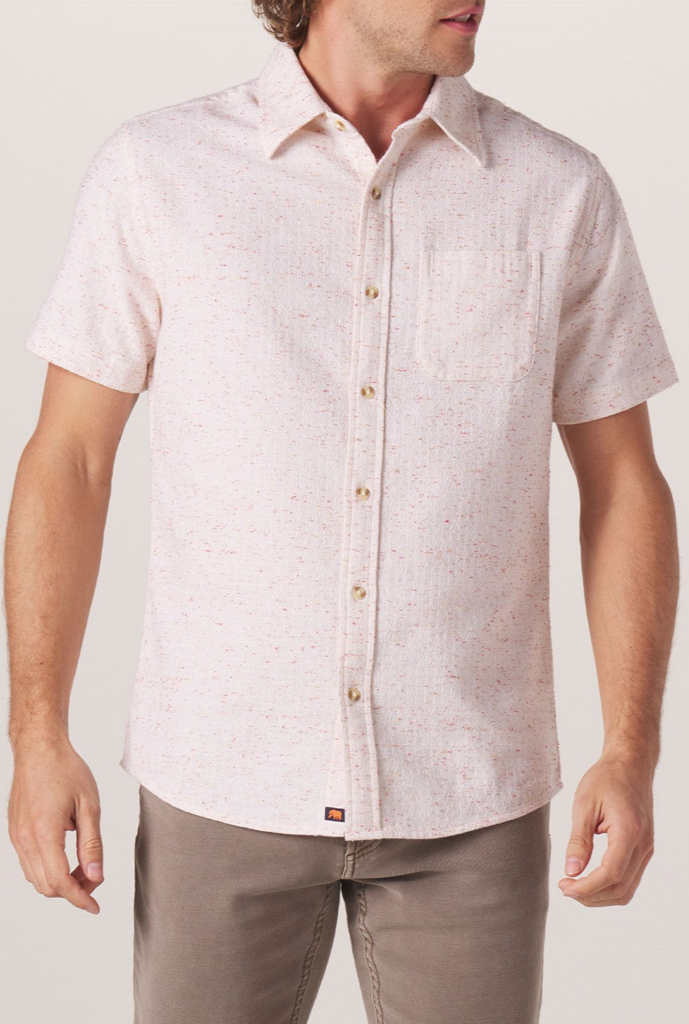 THE NORMAL BRAND Fresh Water Button Up Navy Pattern