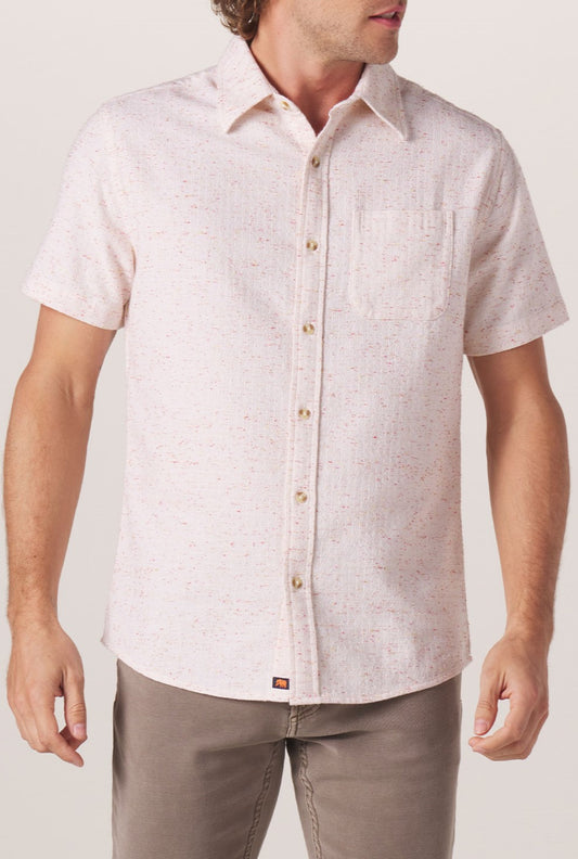  THE NORMAL BRAND Fresh Water Button Up Navy Pattern