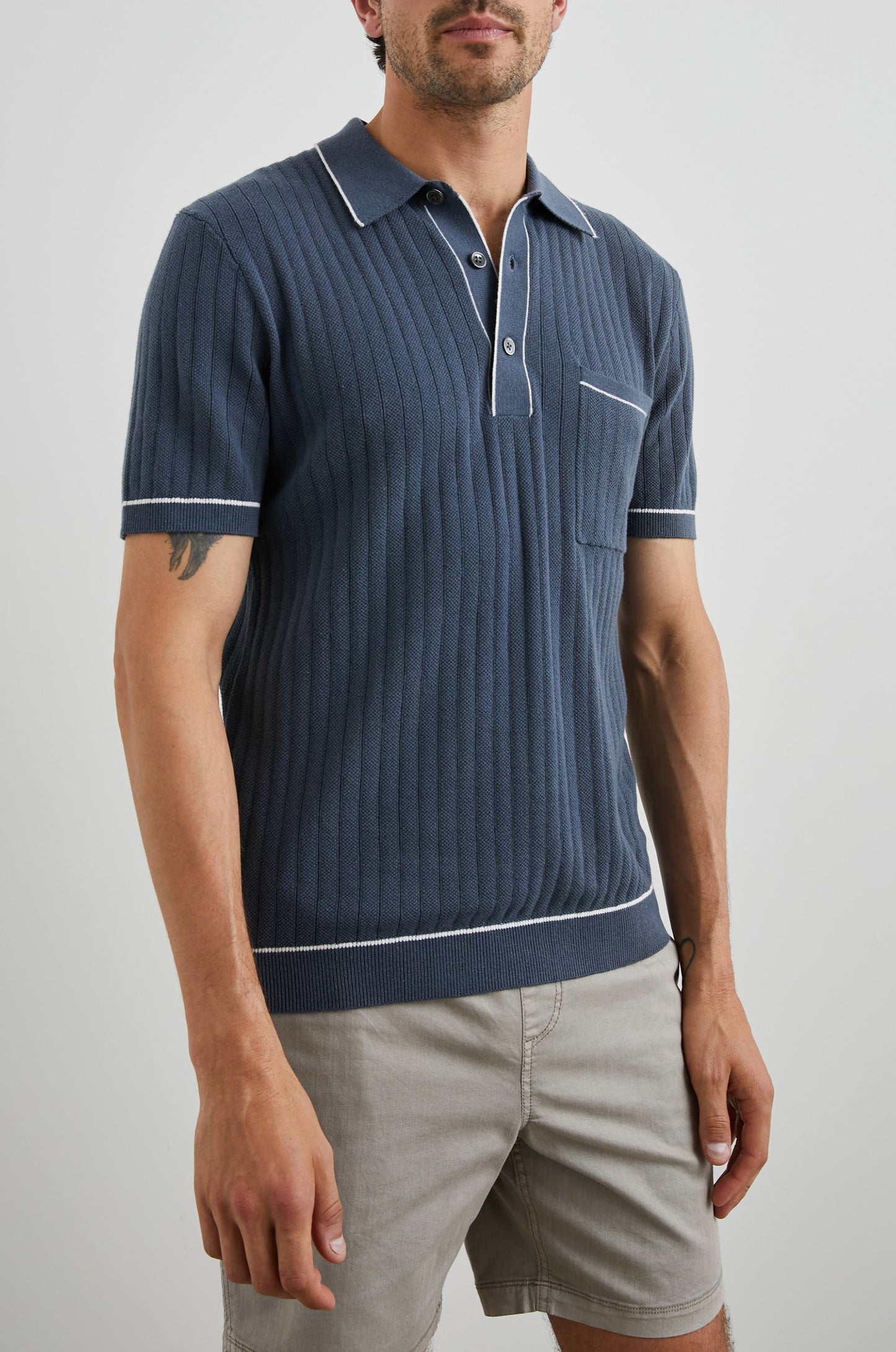  RAILS Hardy Contrast Polo