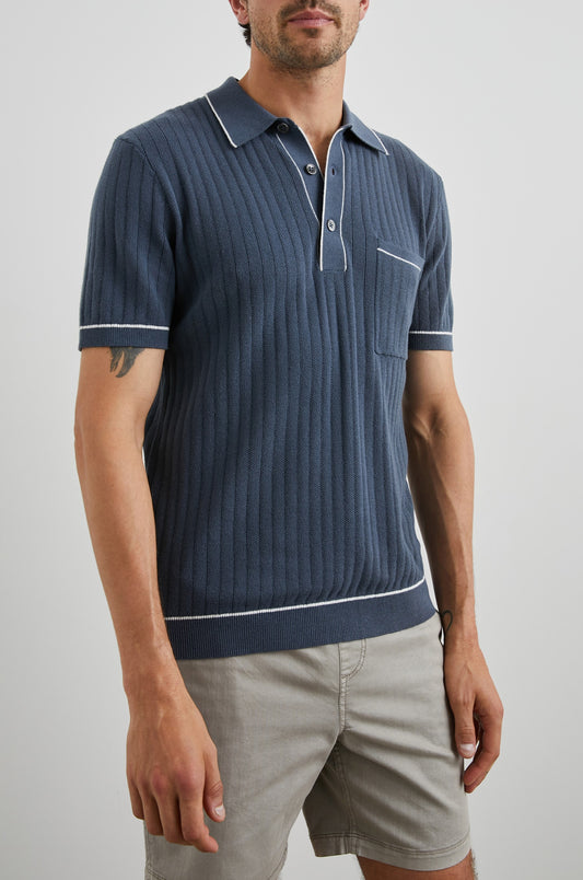  RAILS Hardy Contrast Polo