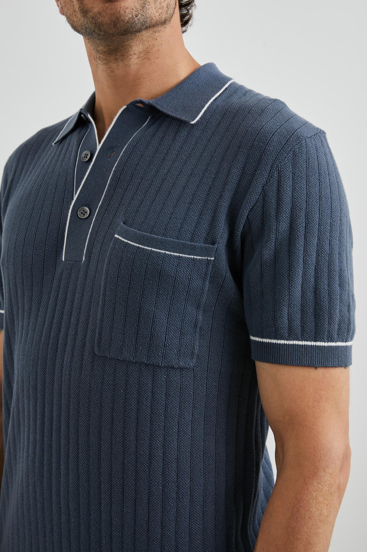 RAILS Hardy Contrast Polo