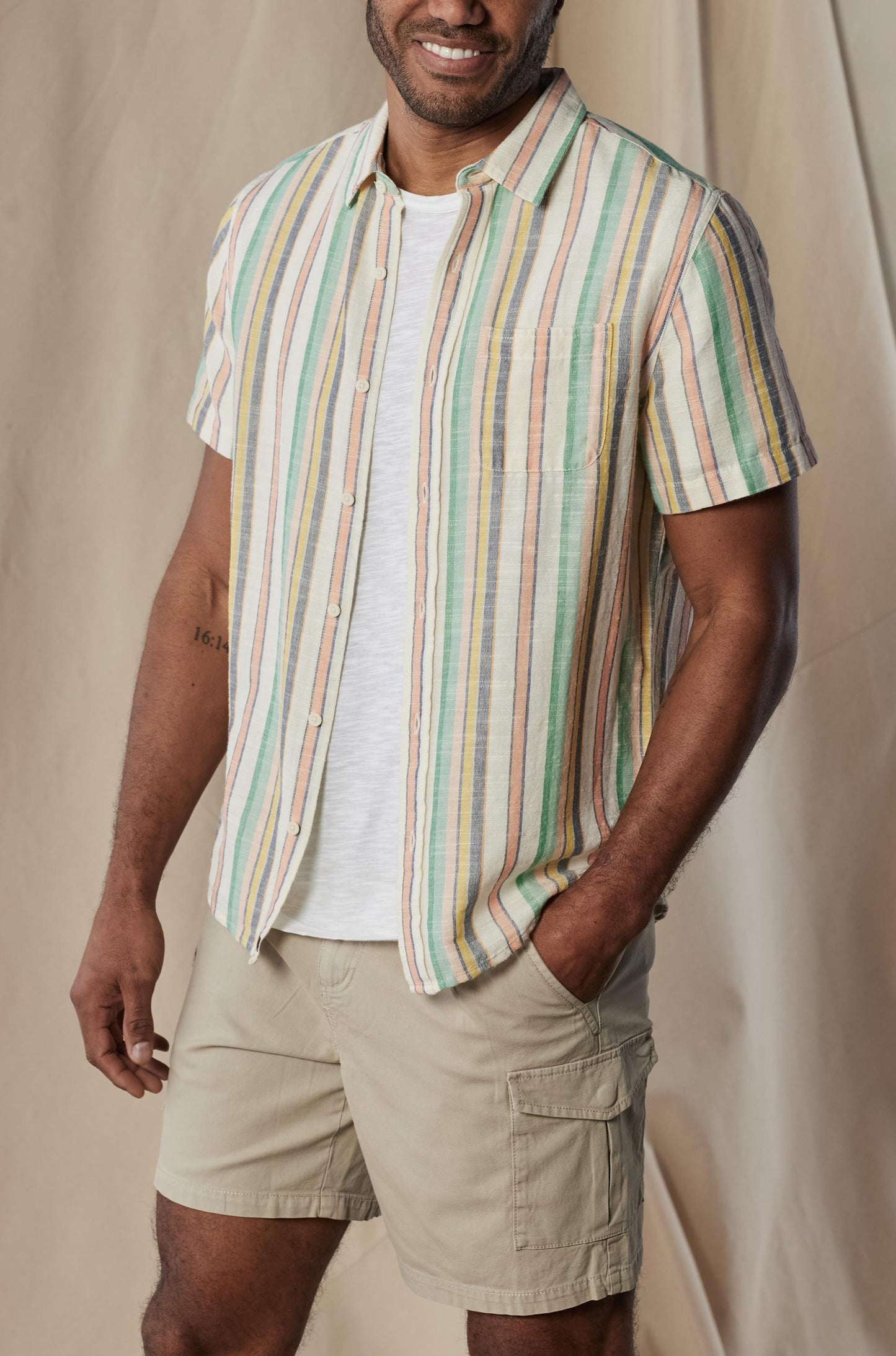  THE NORMAL BRAND Freshwater Button Up Shirt