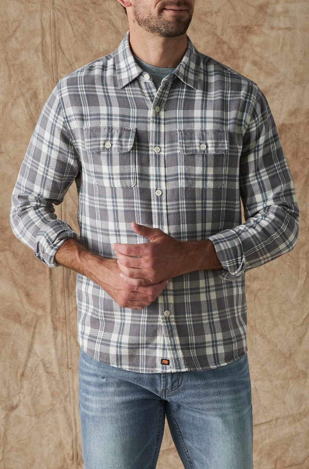 THE NORMAL BRAND Mountain Textured Overshirt