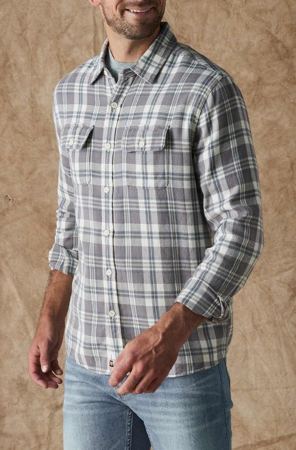  THE NORMAL BRAND Mountain Textured Overshirt