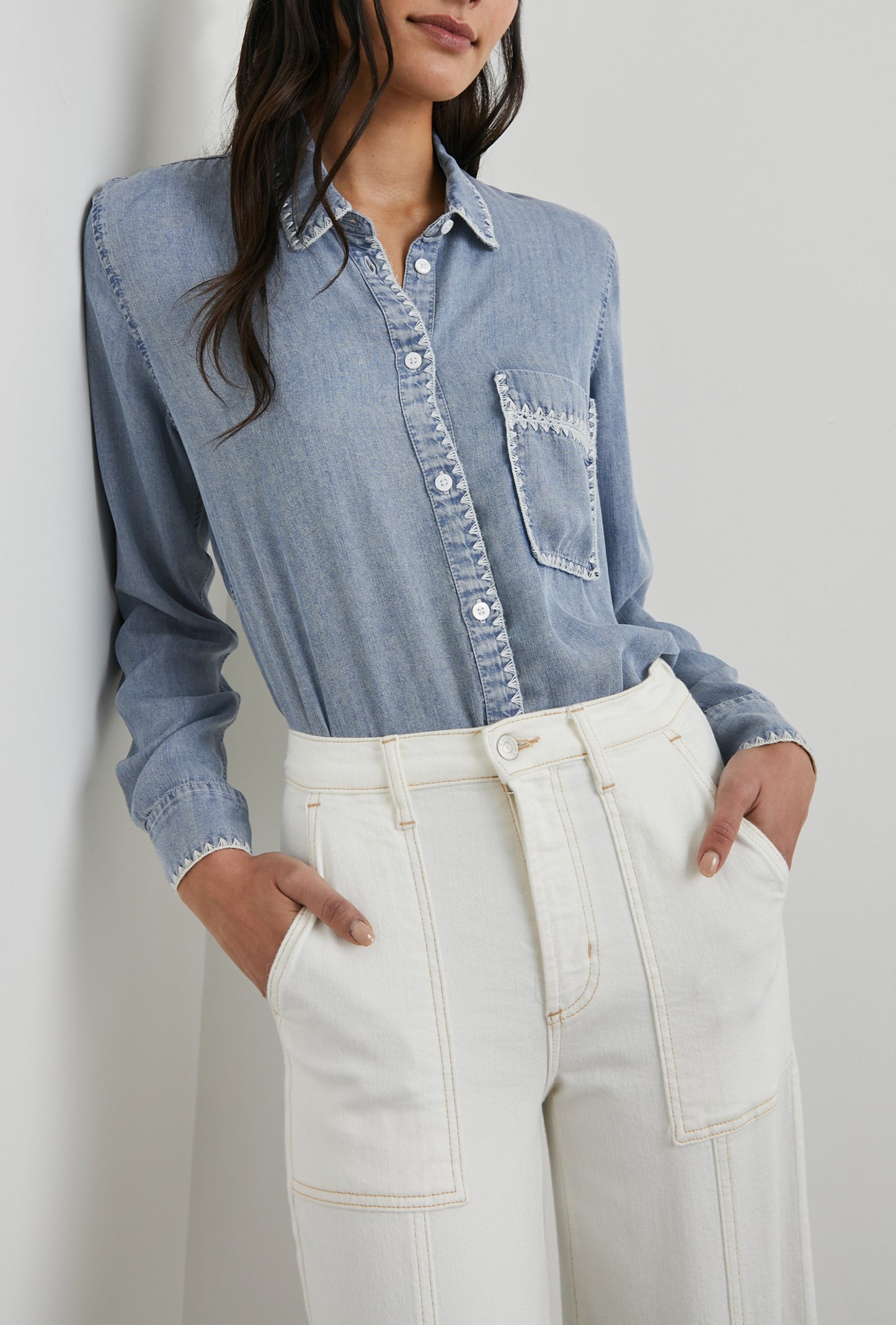  RAILS Saya Tencel Shirt