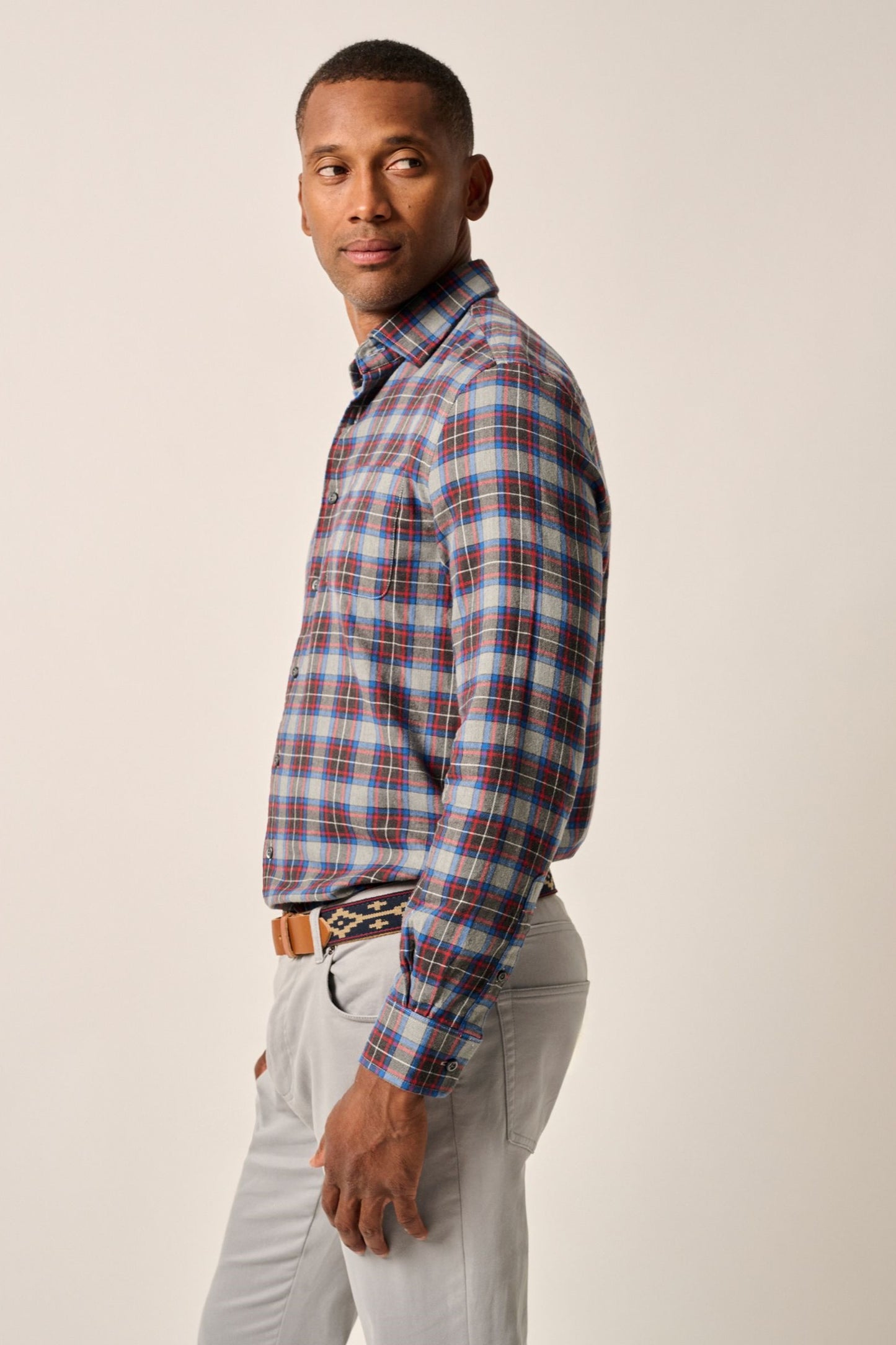  JOHNNIE O Gerrard Plaid Woven