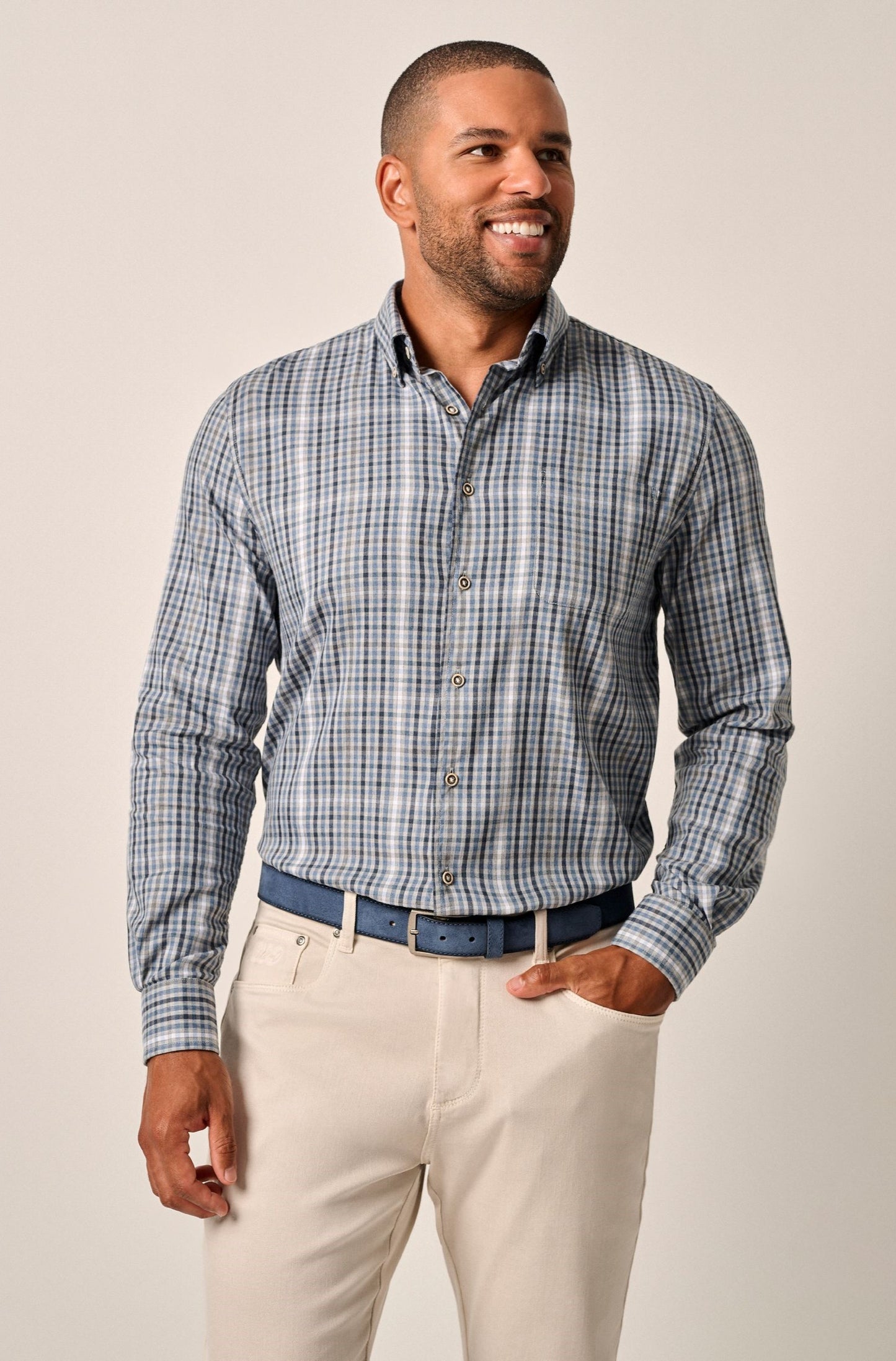  JOHNNIE O Matthew Plaid Woven