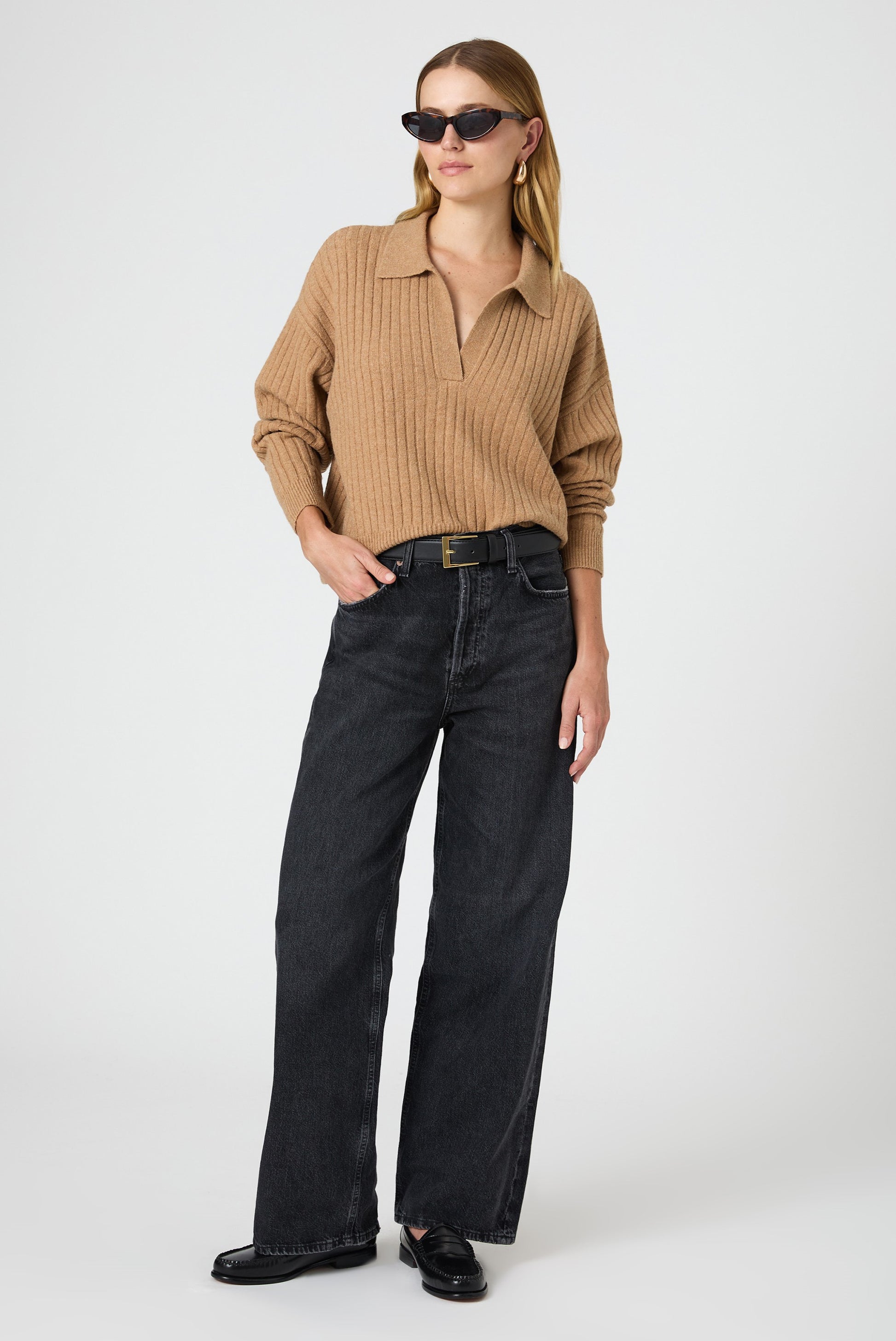  FRENCH CONNECTION Wide Rib Polo