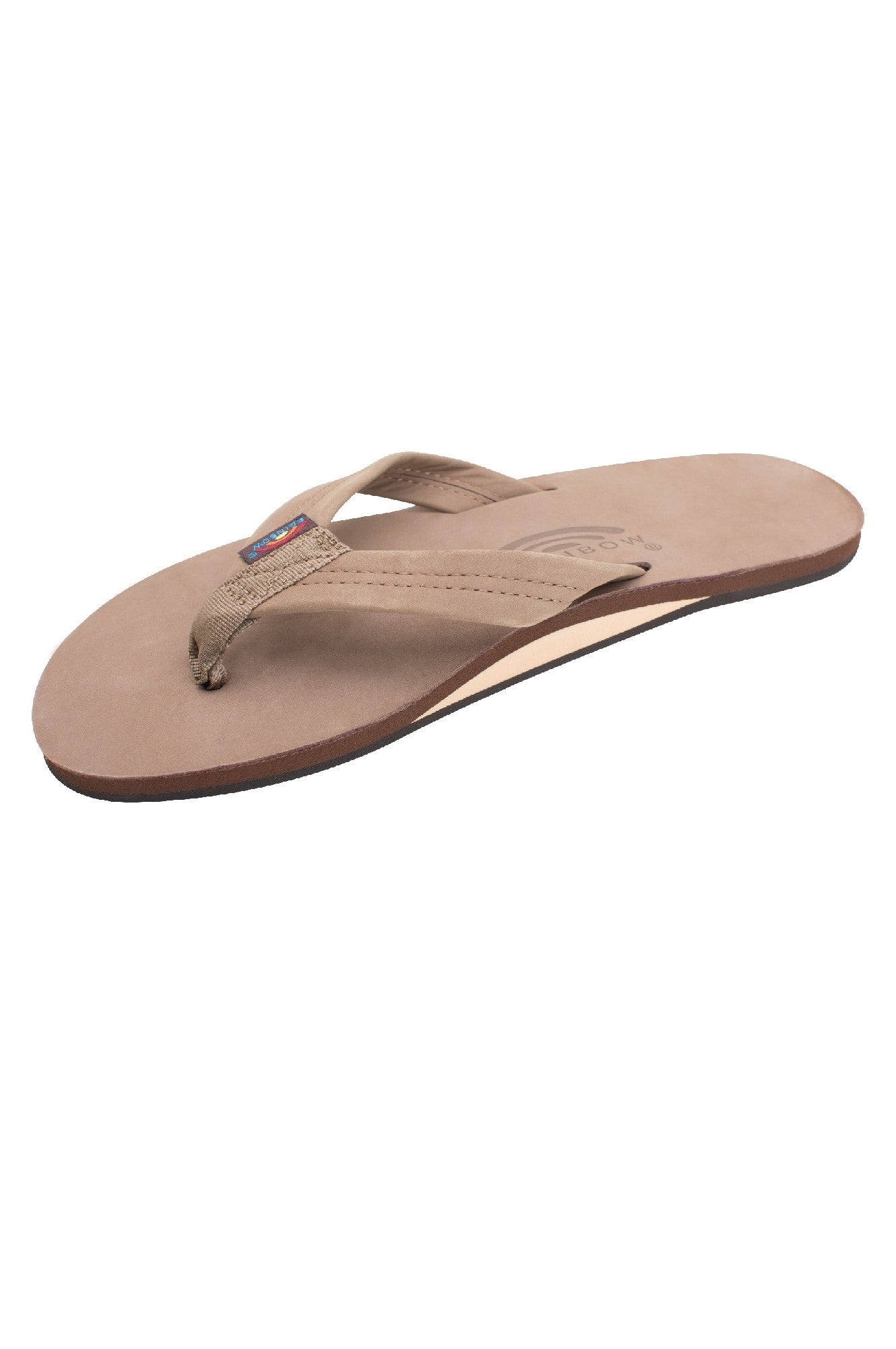  RAINBOW SANDALS Mens Premium Leather Single Layer Arch