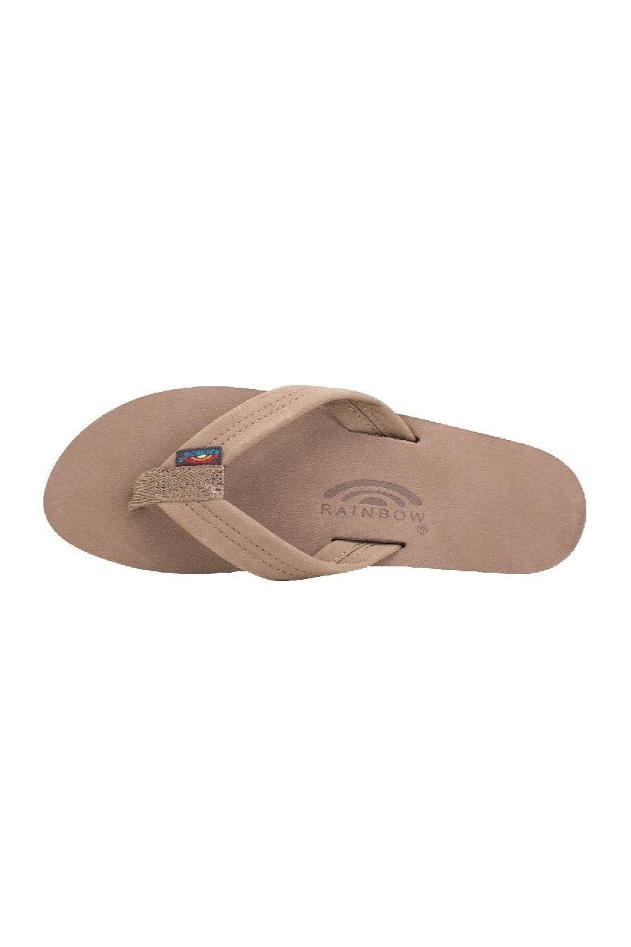  RAINBOW SANDALS Mens Premium Leather Single Layer Arch