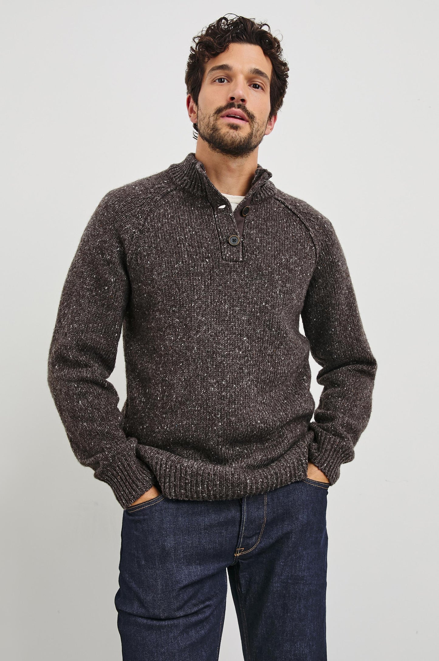  RAILS Harding Ls Henley Sweater