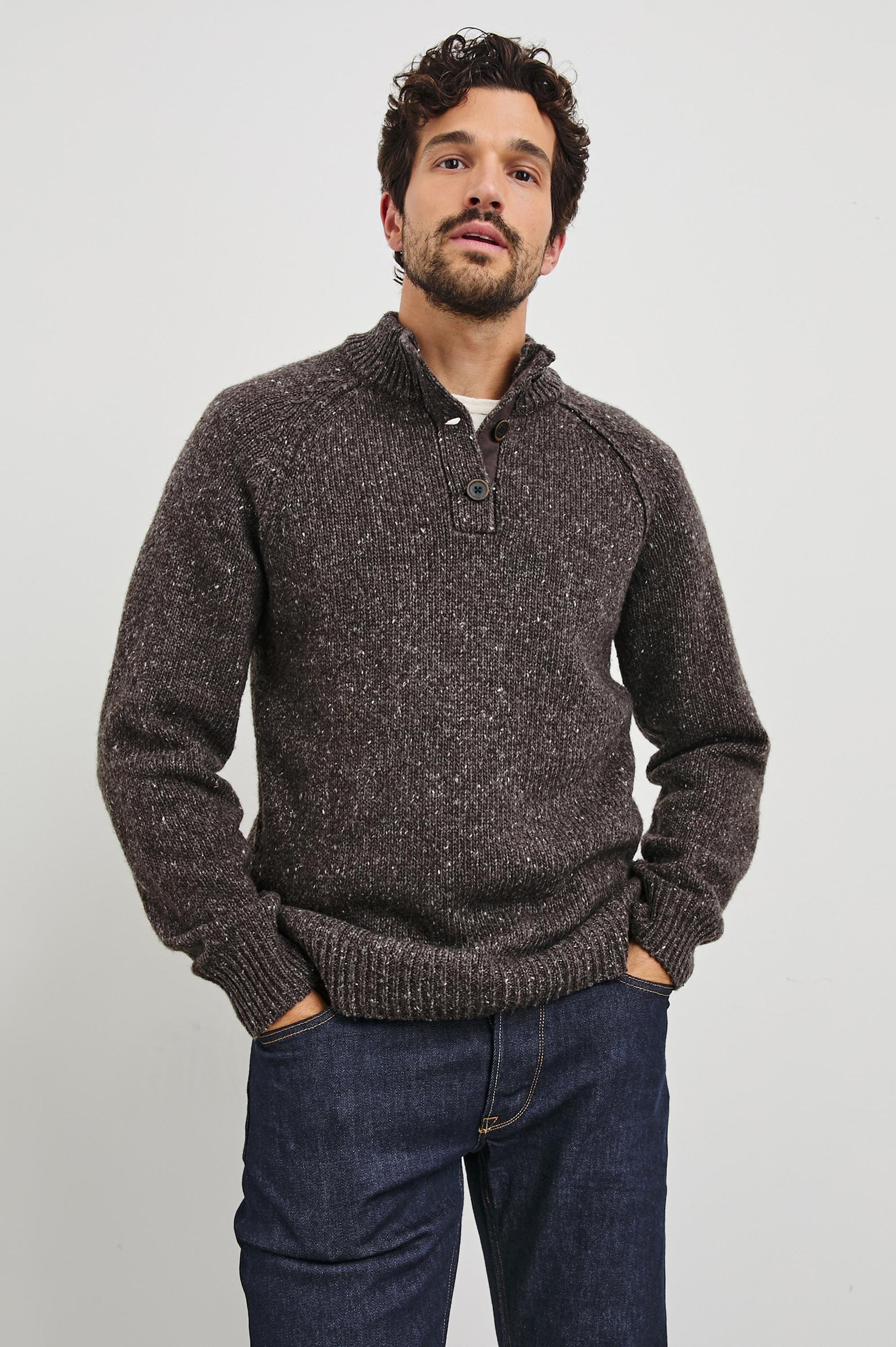  RAILS Harding Ls Henley Sweater