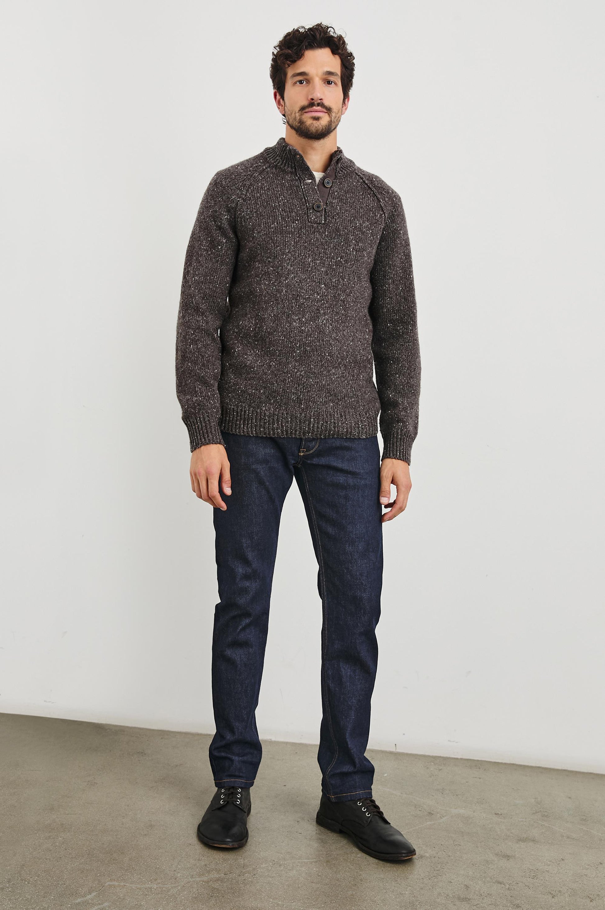  RAILS Harding Ls Henley Sweater