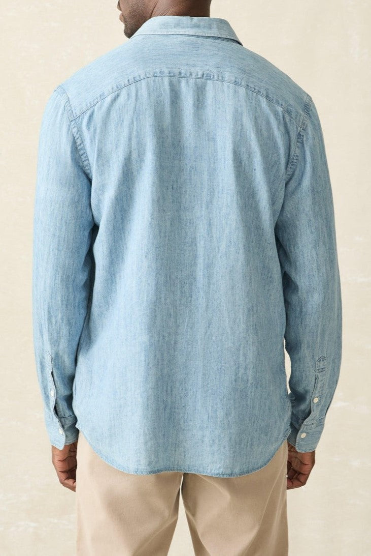  FAHERTY Tried And True Chambray Shirt