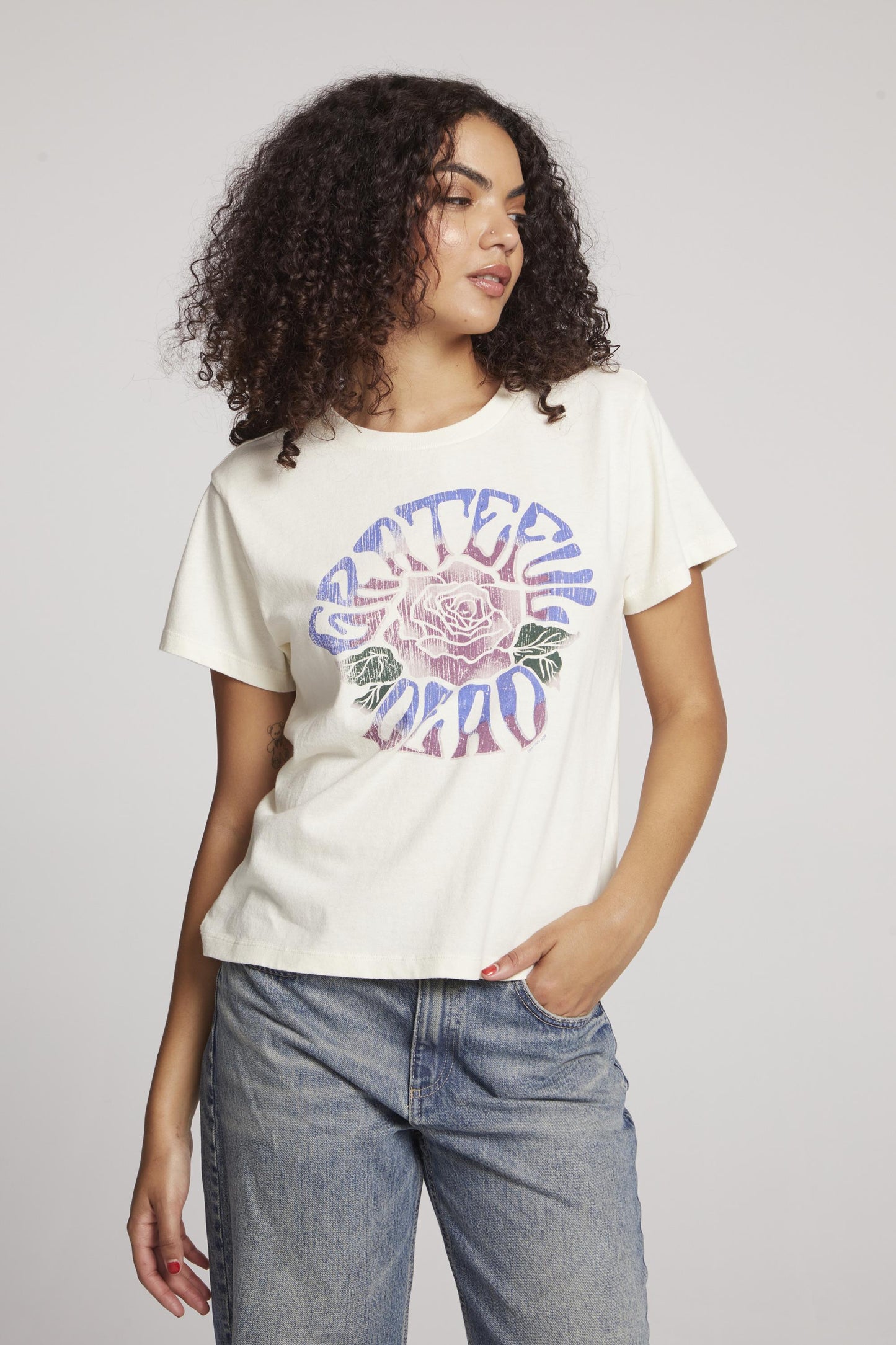  CHASER MERCHANDISING Grateful Dead-Rose T-Shirt