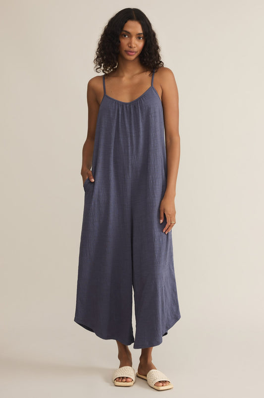  Z SUPPLY Textured Flared Jumpsuit