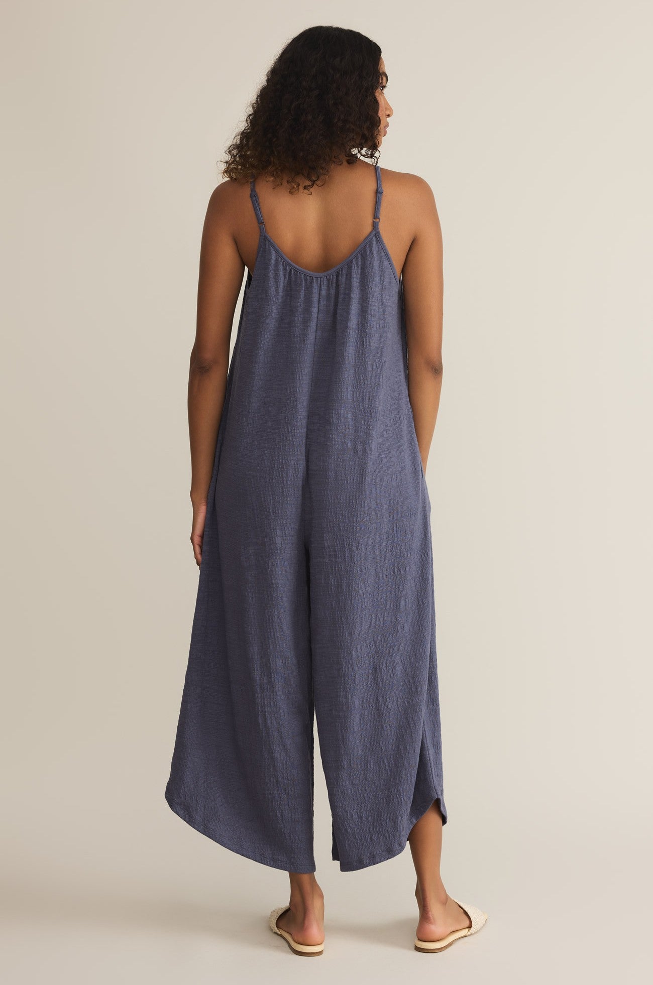  Z SUPPLY Textured Flared Jumpsuit
