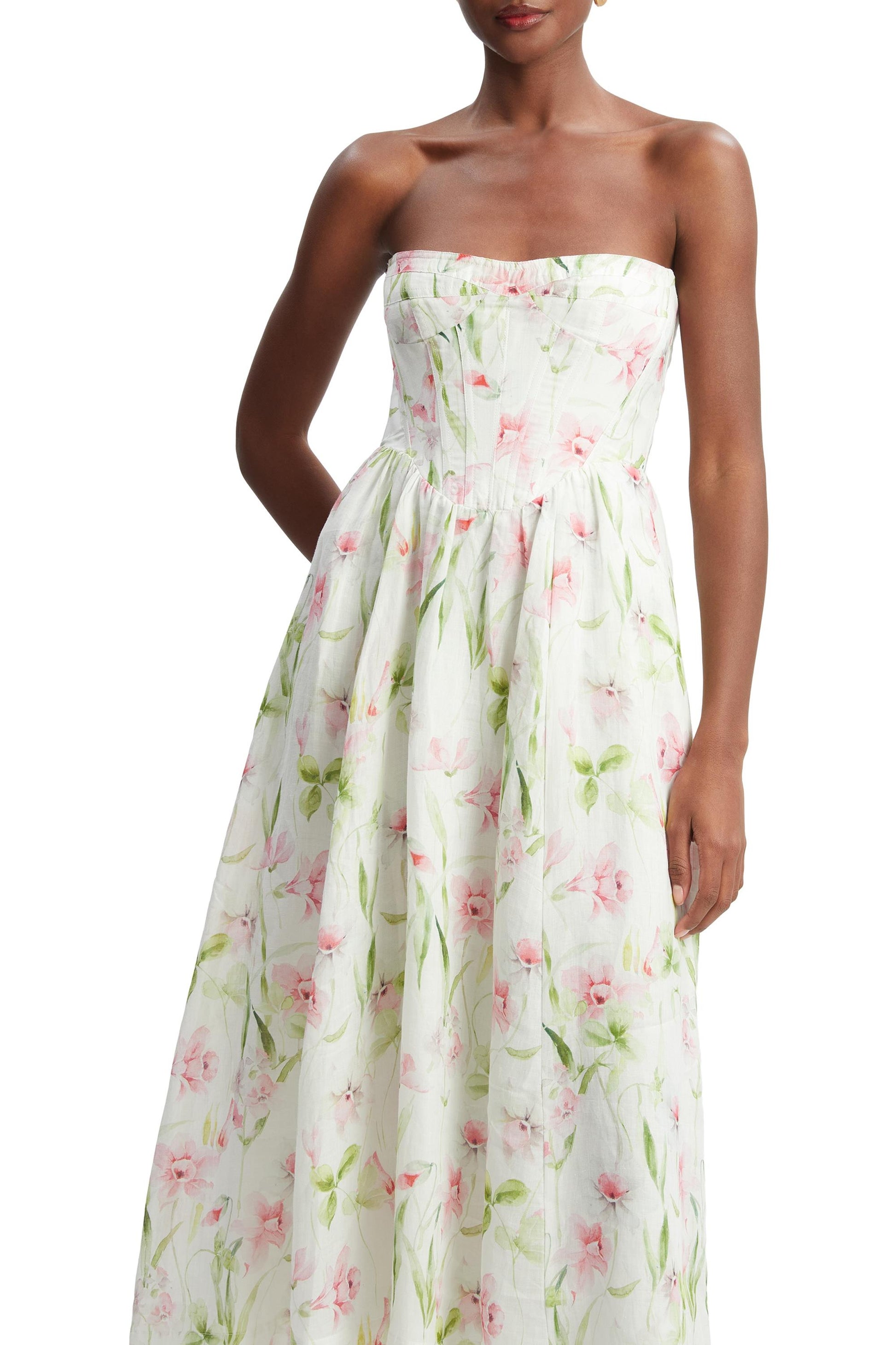  BARDOT Lola Corset Midi Dress