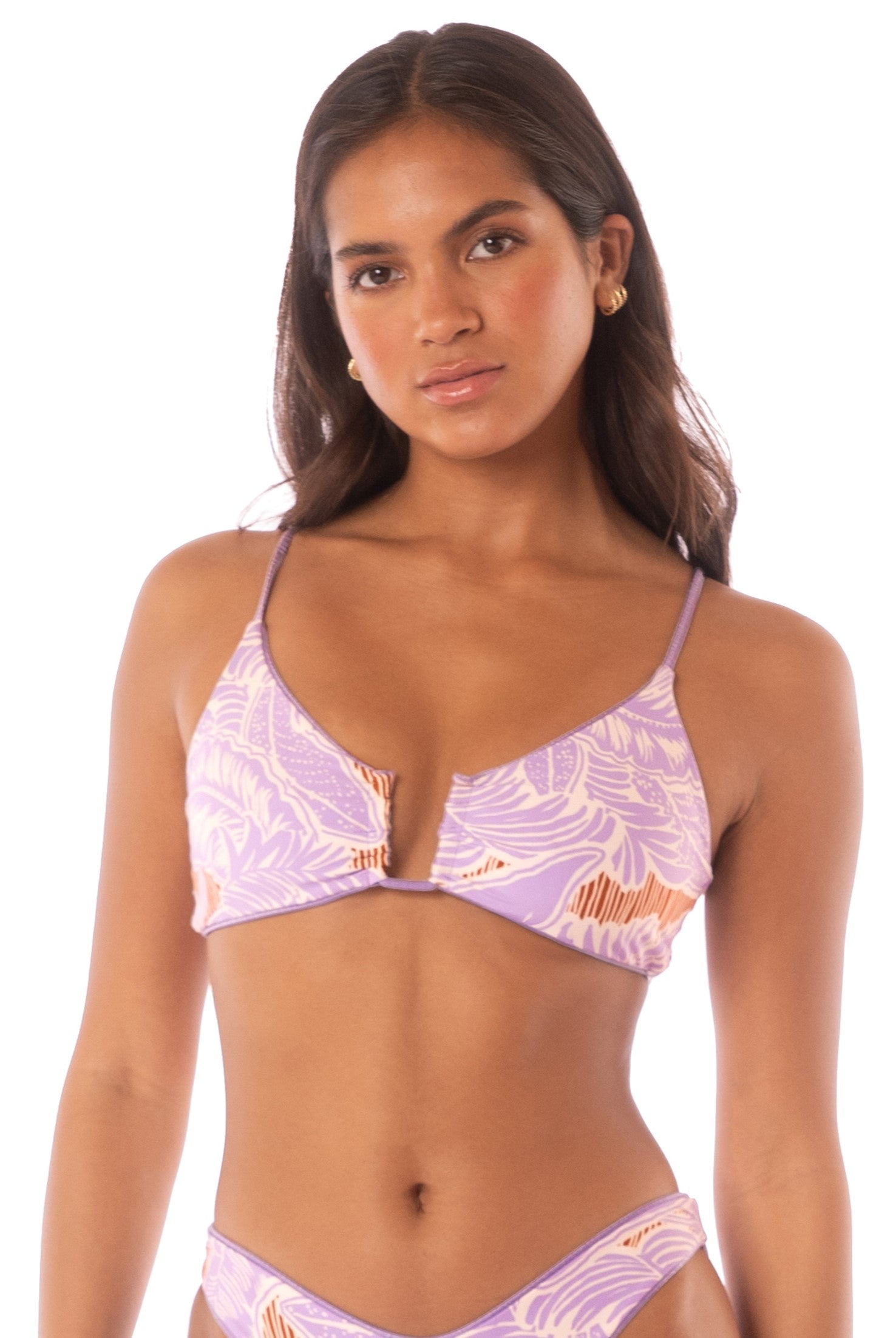  MAAJI Lavander Wisteria Bia Bikini Top