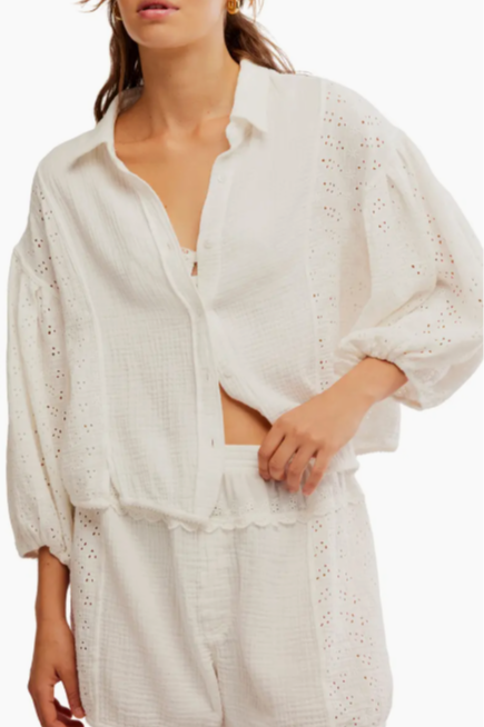 FREE PEOPLE Full Bloom Shirt