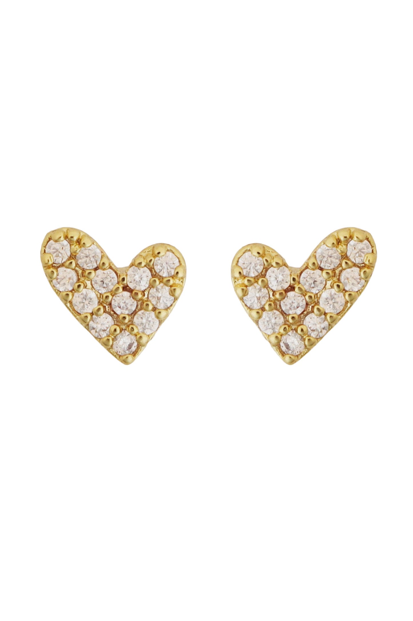  SOUTH MOON UNDER Pave Heart Stud