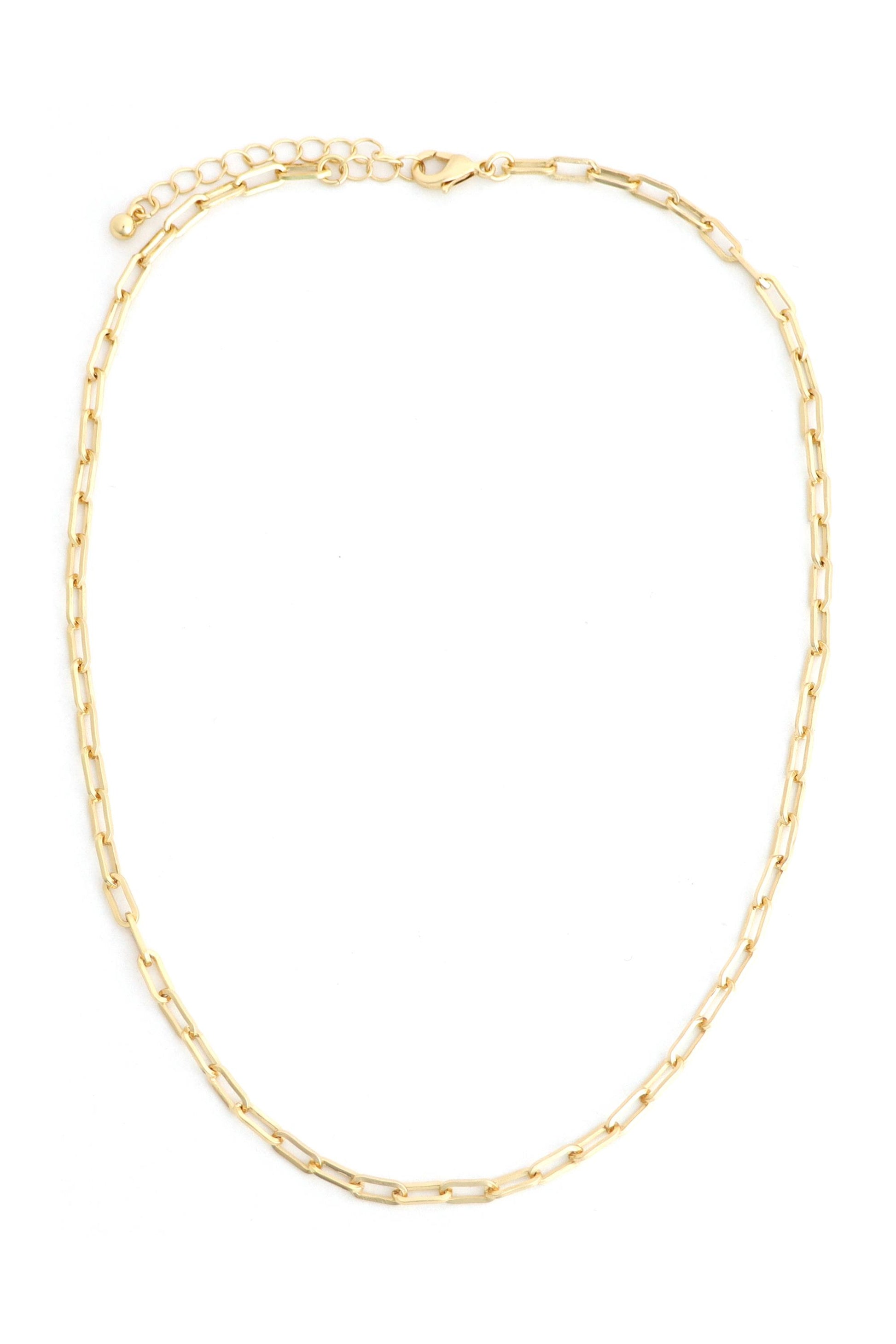  SOUTH MOON UNDER Gold Airy Link Chain Neck