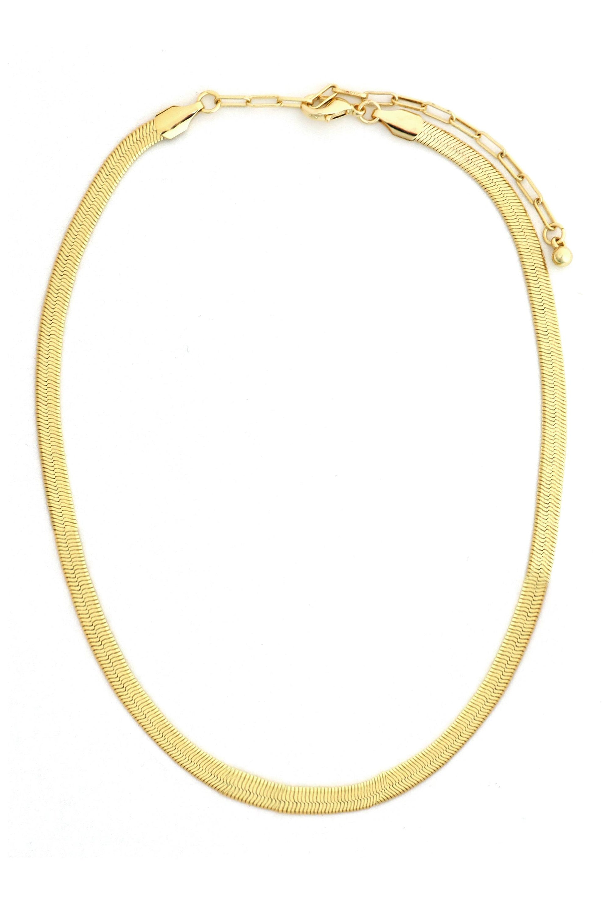  SOUTH MOON UNDER Gold Snake Chain Neck