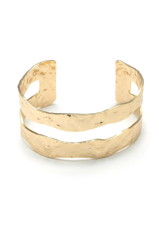  SOUTH MOON UNDER Double Banded Gold Bracelet