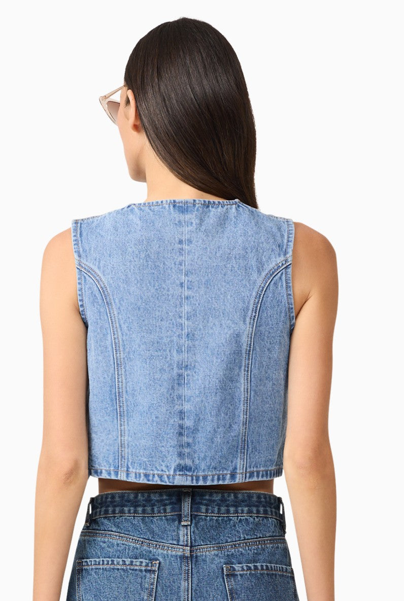  CURAAE Adalynn Denim Vest