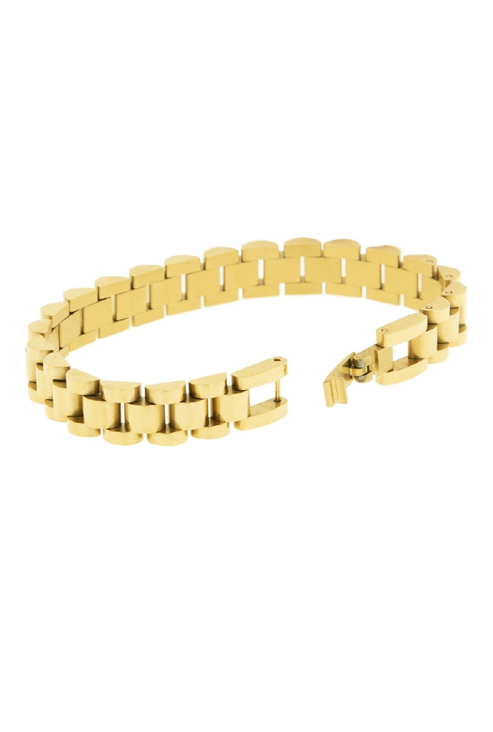  MARLYN SCHIFF 10mm Watch Link Bracelet Silver