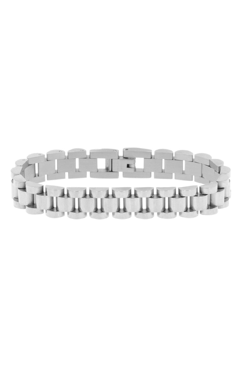  MARLYN SCHIFF 10mm Watch Link Bracelet Silver