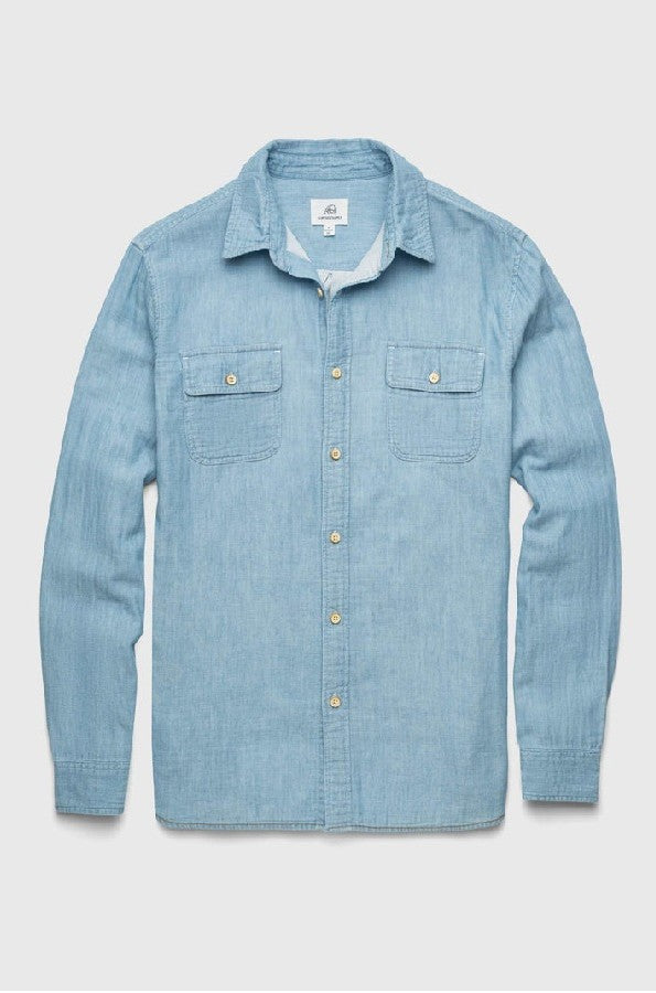  SURFSIDE SUPPLY COMP Zhu Chambray Double Gauze 2 Pocket Shirt