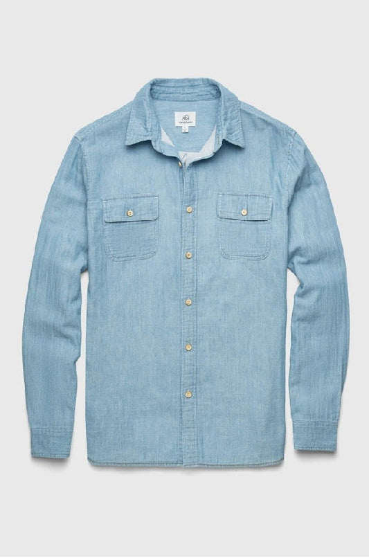  SURFSIDE SUPPLY COMP Zhu Chambray Double Gauze 2 Pocket Shirt