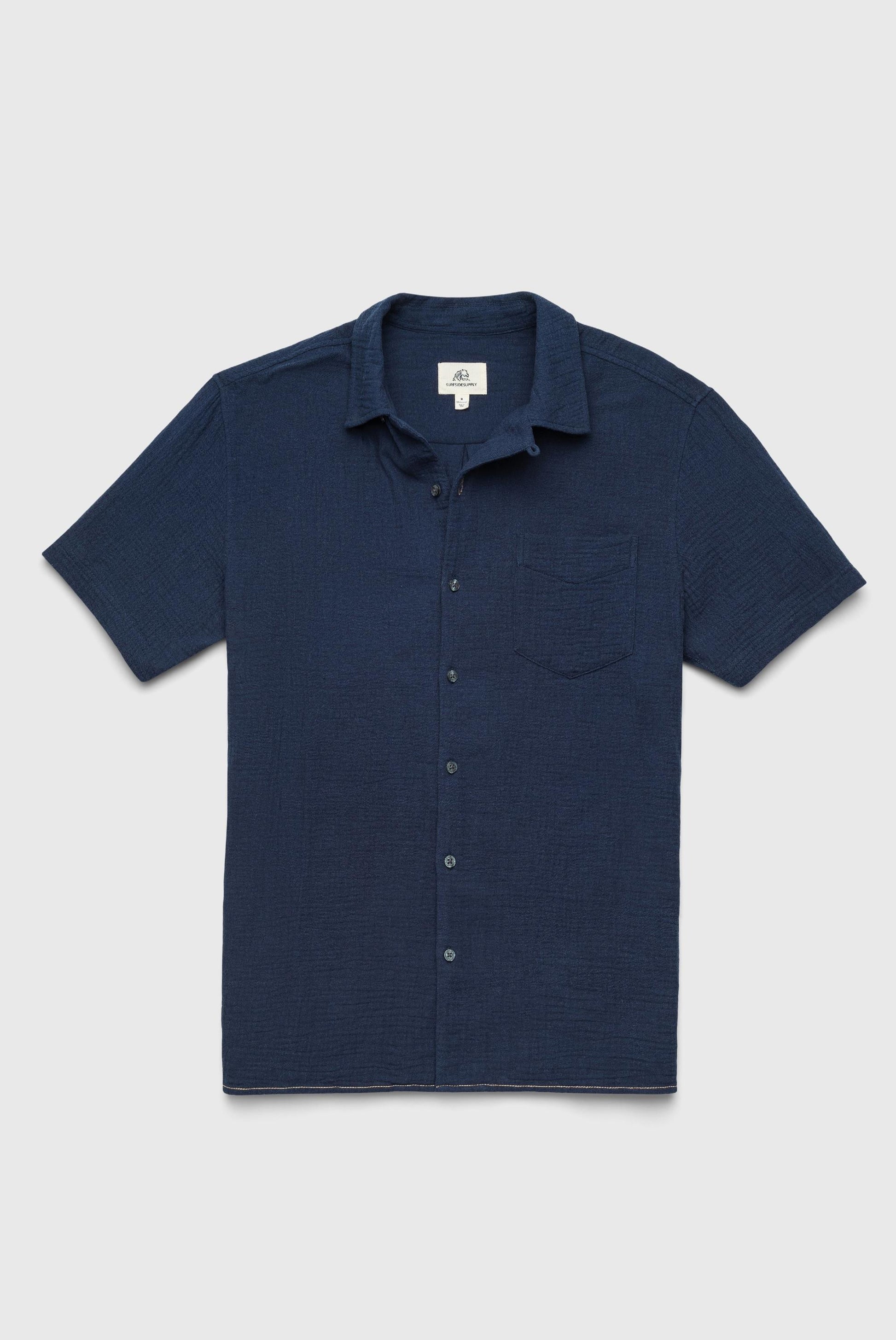  SURFSIDE SUPPLY COMP Mariner Short Sleeve Crinkle Gauze Camp Shirt