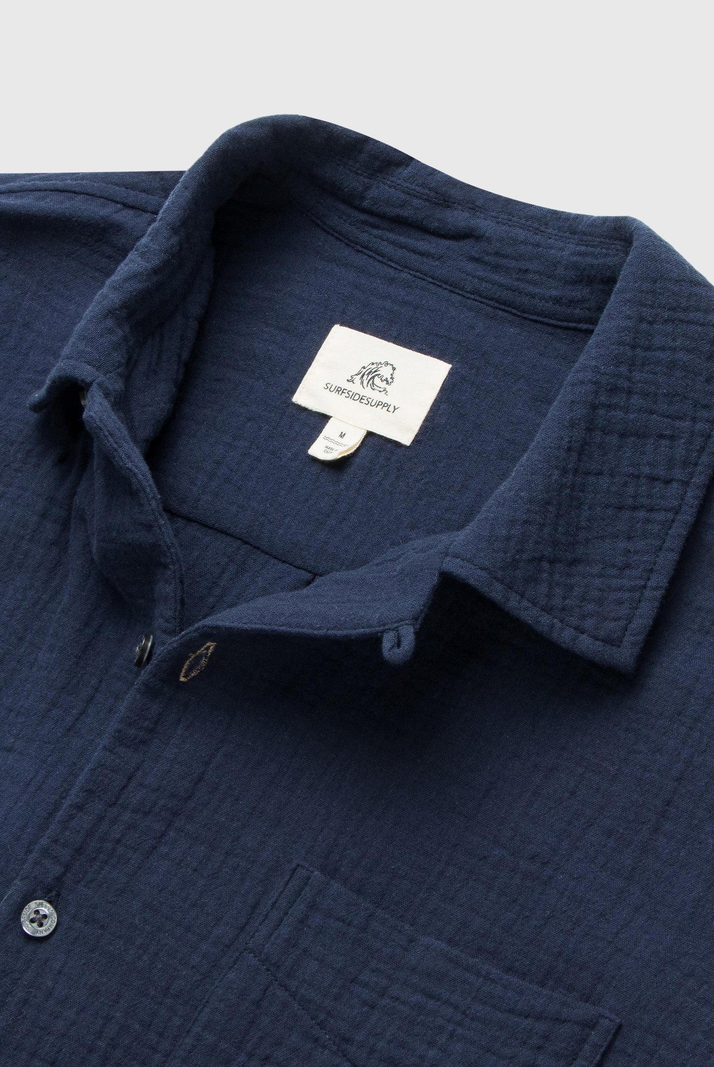  SURFSIDE SUPPLY COMP Mariner Short Sleeve Crinkle Gauze Camp Shirt