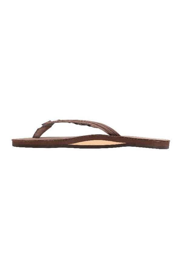  RAINBOW SANDALS Womens Flirty Braidy Single Layer Leather