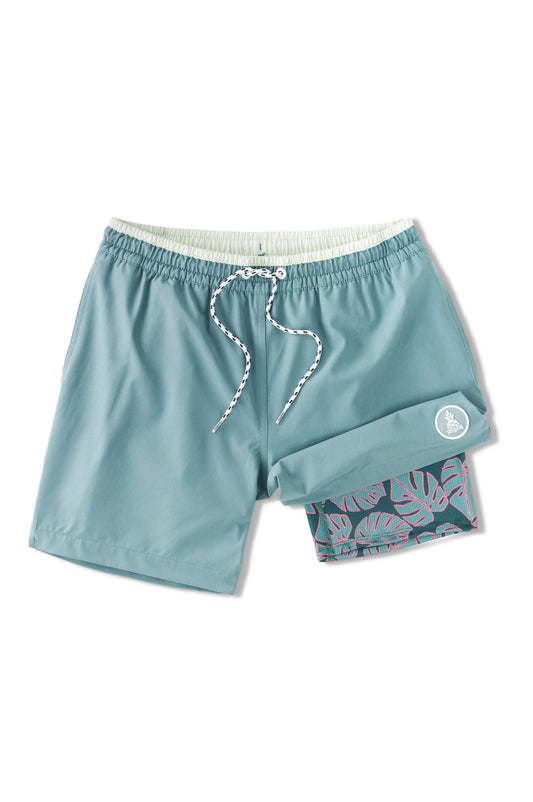  CHUBBIES The Tealbeakers 5.5 In Lined Swim Trunk