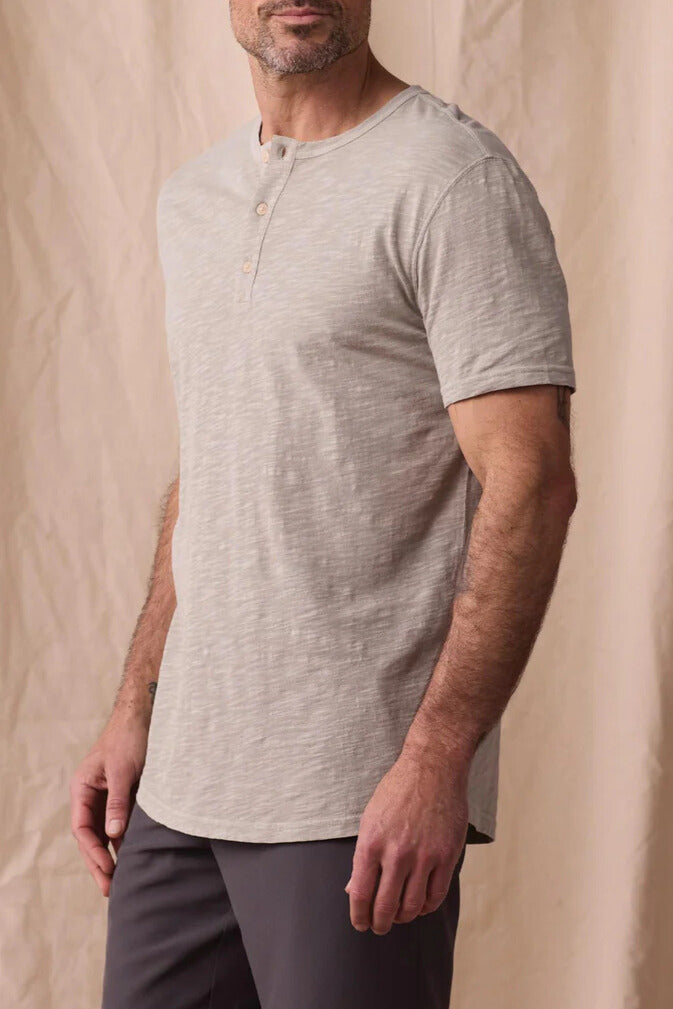  THE NORMAL BRAND Legacy Jersey Short Sleeve Henley