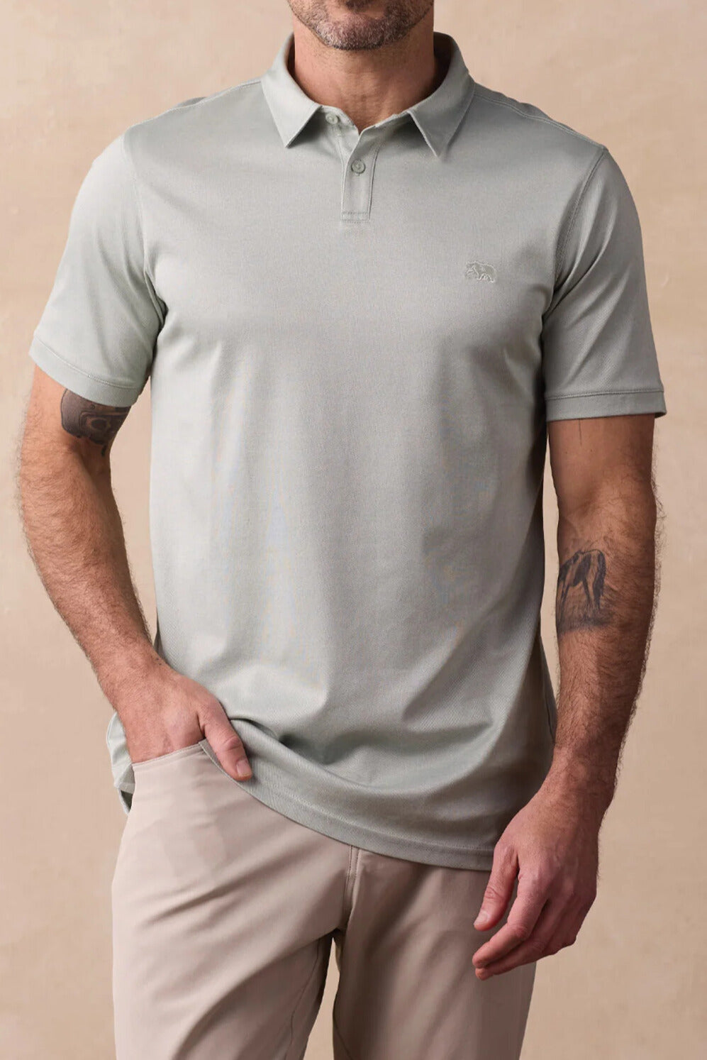  THE NORMAL BRAND Performance Pique Polo