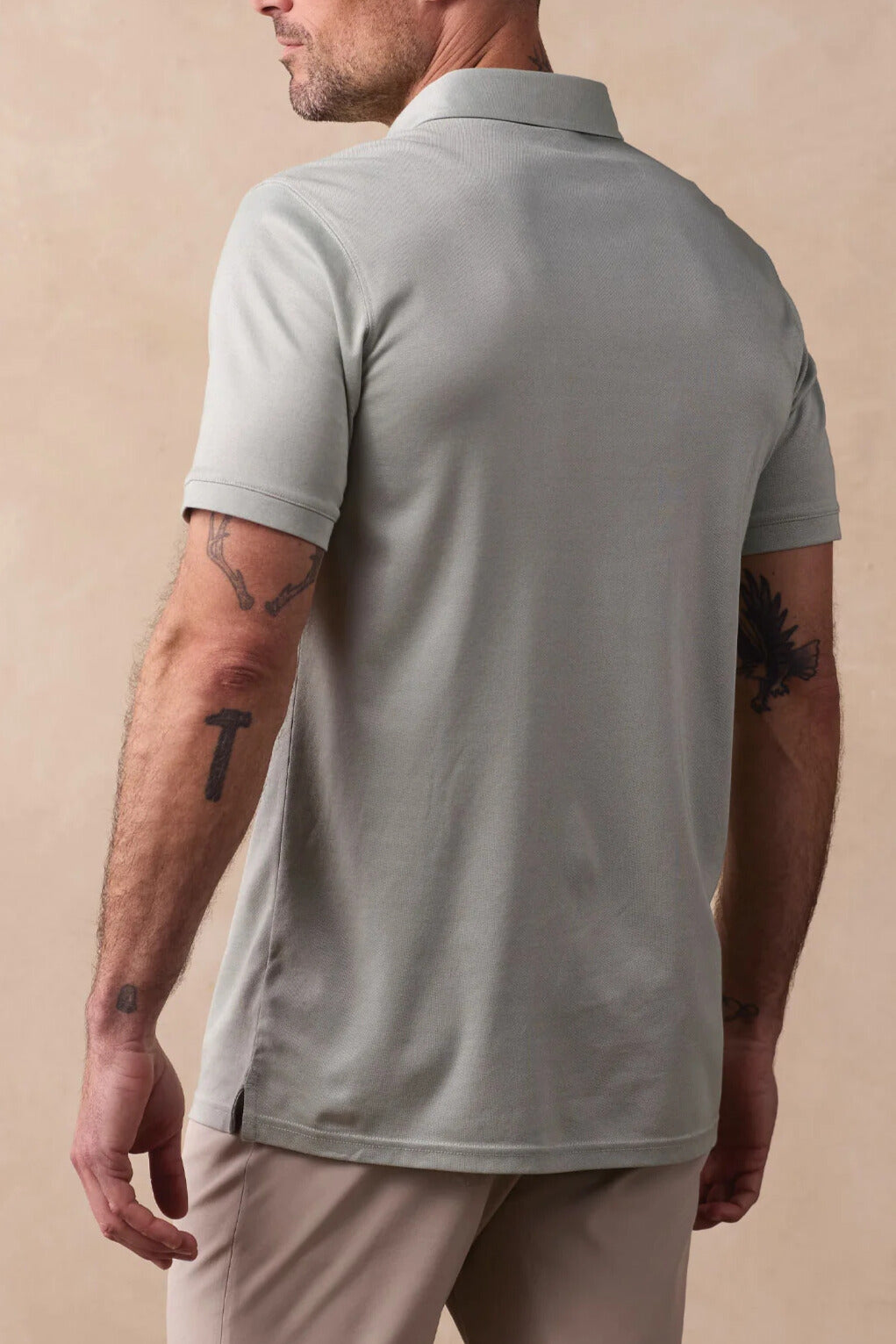 THE NORMAL BRAND Performance Pique Polo