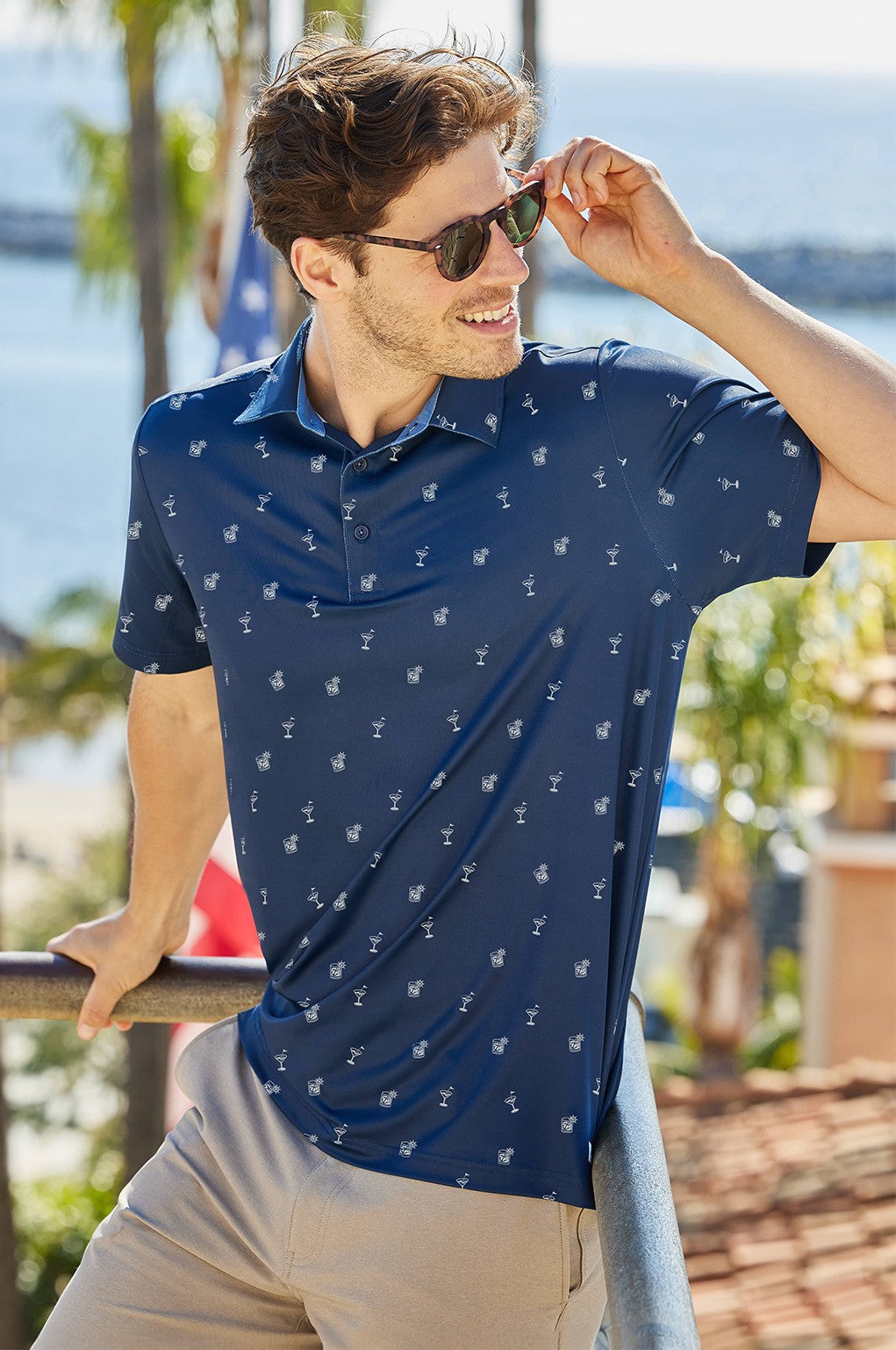  TOES ON THE NOSE Clubhouse Short Sleeve Polo