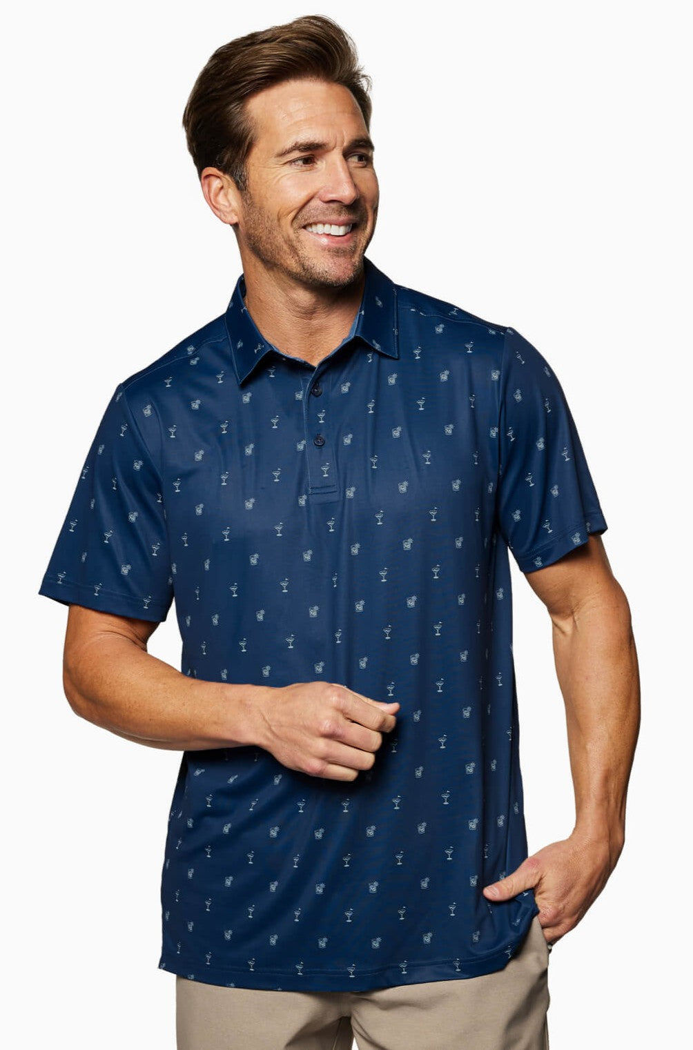  TOES ON THE NOSE Clubhouse Short Sleeve Polo