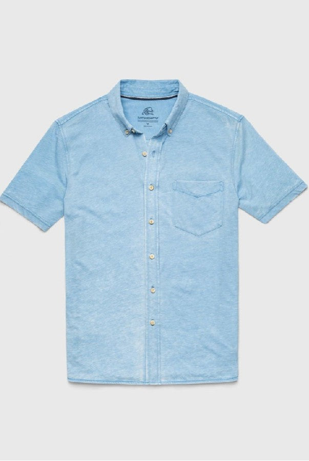  SURFSIDE SUPPLY COMP Tony Short Sleeve Burnout Knit Shirt