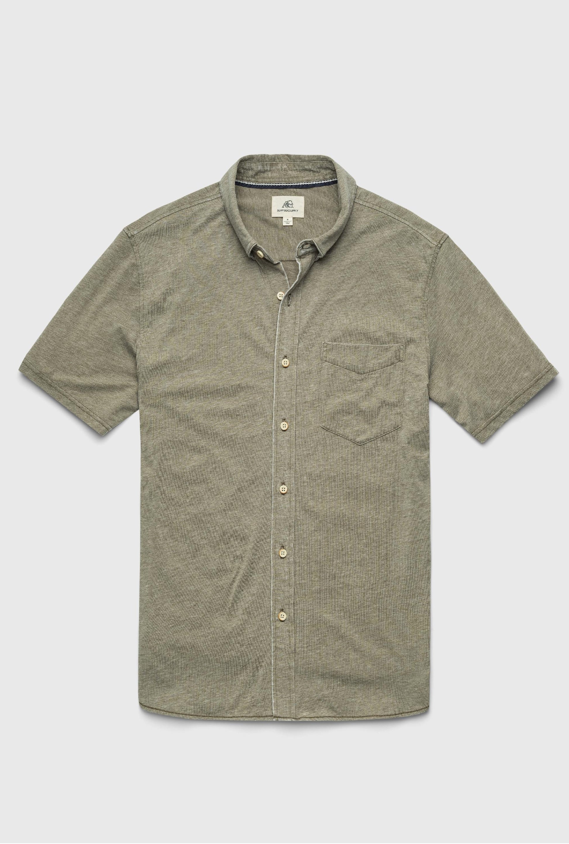  SURFSIDE SUPPLY COMP Tony Short Sleeve Burnout Knit Shirt