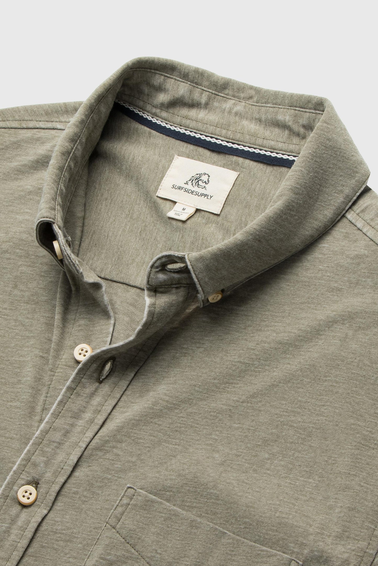  SURFSIDE SUPPLY COMP Tony Short Sleeve Burnout Knit Shirt